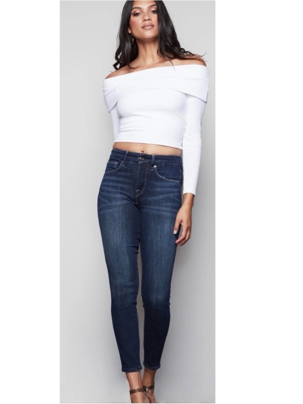 Good American- Dark Blue High-Rise